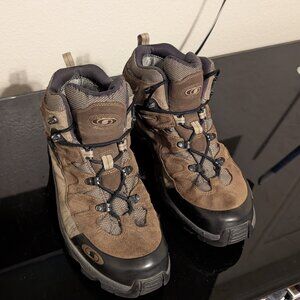 Salomon YYS 643001 Contagrip Hiking Trail Shoes Brown Gray 2005 Womens US 12